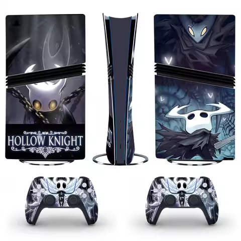 The Hollow Knight PS5 Pro Digital Skin Sticker Decal Cover for Console and 2 Controllers PS5 Pro Ski