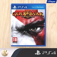 แผ่นเกมส์ PS4 : God of War 3 Remastered ✅(มือ1 มือ2) สินค้าพร้อมจัดพร้อมส่ง (God 3) (God of war 3 ps