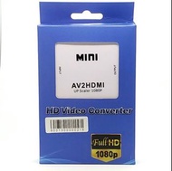 AV TO HDMI CONVERTER三色線 轉 HDMI輸出 經典遊戲機 舊款DVD VCD適用