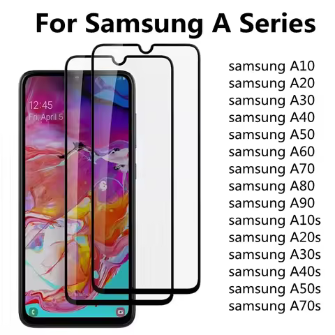 4 IN 1 Tempered Glass For Samsung Galaxy A51 A50 A71 A70 A30 A10 A40 A20 S Screen Protector For Sams
