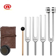 Tuning Fork Set - 128Hz 432Hz 512Hz 528Hz Weighted & Unweighted Frequency Tools with Activator, Mall