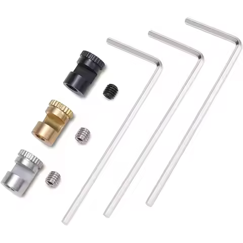 3-Pack 110 Thumb Stud Push Button Kit For Folding Knives 416 Stainless Steel Screw Pusher With Hex W