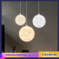 XW88 Creative 3d Moon Printing Pendant Light Chandelier Bedside Lamp Planetary Chandelier Restaurant