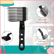 [Jm] Men Fade Comb Precise Haircut Styling Comb Professional Barber Fade Comb for Men Anti-static Cu