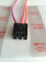 Kabel Soket Socket ACG ECM ECU Kiprok Spul Honda New Vario 125 150 LED Old Lama Fi Pin 3 Original AHM