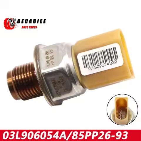 85PP26-93 03L906054 Fuel Rail Pressure Sensor Valve For Audi A3 A5 A6 Q5 Volkswagen Beetle Golf Pass
