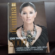 Majalah FEMINA EDISI TAHUNAN 2009 cover Titi Tjuman