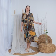 Daster ALMIRA KANCING JumbO Homedress By Putri Dania