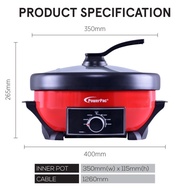 POWERPAC Steamboat &amp; Multi Cooker, Hot Pot 7L with Non-stick Inner Pot