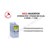 WEG Inverter / IP20 1 PHASE / (A) NB C2 200V-240V / PN: 0.55kW-1.1kW / CFW500A02P6S2NB20C2G2 - CFW50
