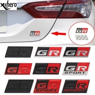 Car Sticker GR Logo 3D Metal Labeling Emblem Badge Decals For Toyota sport GR Sport RAV4 Prado Prius