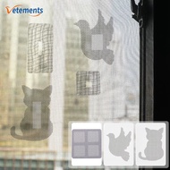 Summer Screen Window Anti-mosquito Repair Sticker/ Cartoon Cat Pigeon Door Curtain Screen Adhesive Net Patch