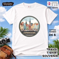 DENMARK Souvenir T-SHIRT DENMARK 48TAG made of 24s combed cotton