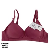 Women's Casual Push Up Bra Rgular size Nonwire Thin Pad Stretchable 3Hooks 42-48B