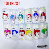 [LARGE TYPE] GUDETAMA Cartoon printed slide bag, Non-stick slide bag