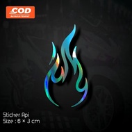 Fire Stickers, Cool Vector Icon Cutting Stickers for Motorcycles