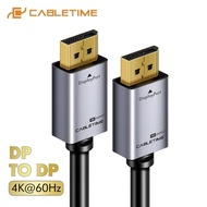 CABLETIME DisplayPort Cable 8K 4K 60Hz Male to DP1.2 DP1.4