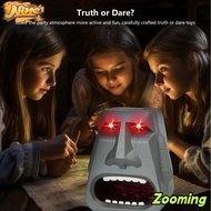 ZOOMING Dare Lie Detector, Lighting Sound Effects Decompression Lie Detector Test, Finger Game Lie D