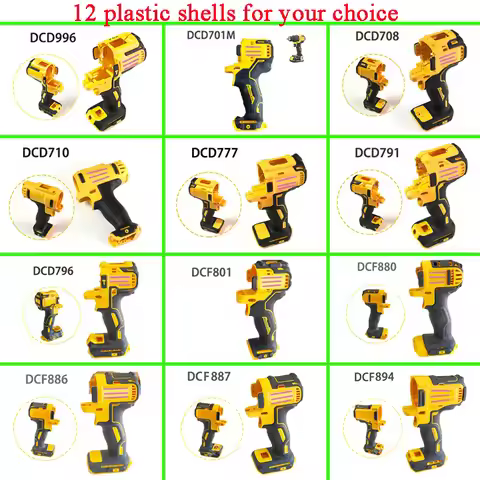 Battery Tool Parts Shell Box For Dewalt 18V 20V DCD996 DCD701M DCD708 DCD710 DCD777 DCD791 DC796 DCF