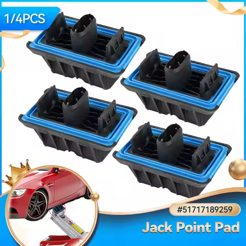 1/4x Under Jack Point Jacking Support Pad Cover Plug Block for BMW X3 X4 X5 X6 E70 F15 F85 F86 E71 E