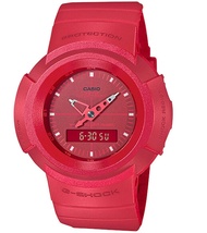 [Powermatic] *New* Casio G-Shock AW-500BB-4E Analog-Digital Red Tone Resin 200M Men's Watch