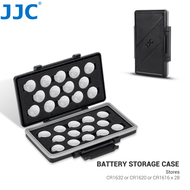 JJC CR1632 CR1620 CR1616 Battery Case Lithium Battery Holder Case Water-Resistant Anti-Shock Coin Ce
