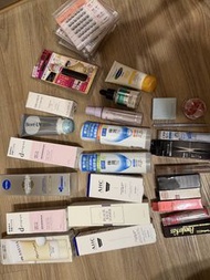 全新化妝品 護膚品 定妝噴霧 眼霜 唇膏 胭脂 唇釉 假眼睫毛 遮瑕膏 防曬 爽膚水 睡眠面膜 化妝水 乳液 Nivea d program ahc hada labo 肌研 biore cetaph