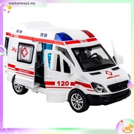 KLT 1:36 Ambulance Diecast Alloy Car Model Kids Toys for kids Mainan Kanak Kanak Lelaki
