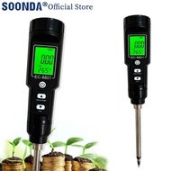 2 in 1 Digital Soil Tester EC/Temp Meter Thermometer Soil Conductivity Tester for Gardening,Pot planting,Potting,Agriculture