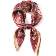 MEISEE 100% Pure Mulberry Silk Scarf 27 Inches x 27 Inches (about 68.6cm x 68.5cm) Square Headscarf 