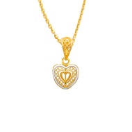 Citigems 916 Gold Heart Pendant