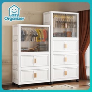 LYO 55-90cm Cabinet Organizer For Clothes Foldable Storage Cabinet Wardrobe Durabox Megabox