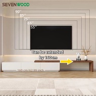 SEVENWOOD TV Cabinet  Adjustable TV Cabinet Kayu Almari TV  kabinet TV Rack  Kabinet Tv Console TV M