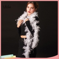LK Party Scarf Large Bag Size: Party Scarf is 2 meters/66 feet long and adult feather scarf is long 