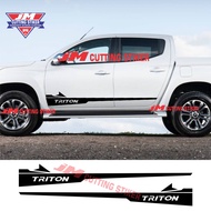 Triton car body Sticker list cutting triton strip stickers triton body variation stickers