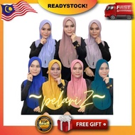 Tudung Sarong PELARIZ soft awning TUDUNG SAOK IRONLESS mosscrepe soft awning