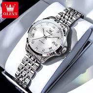 OLEVS Light Luxury Automatic Mechanical Female Watch Steel Band Waterproof 30 Meters Luminous Pointe