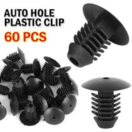 **包郵** [60件裝] 顏色隨機汽車頂蓬後行李箱適用配件 裝飾固定鉚釘 卡子 倒刺尼龍卡扣 [平行進口] PC5778
