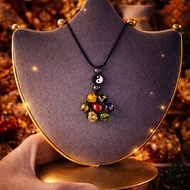 YinYang's 7 Chakra Energy Necklace Handmade Opening Positive Aura and Pouring Sial