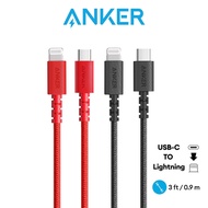 Anker PowerLine Select+ USB C to Lightning Cable iPhone Cable 3ft Braided Nylon Fast Charging Cable 