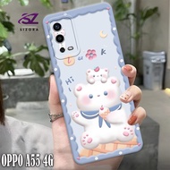 Case Hp OPPO A55 4G - Casing Hp  OPPO A55 4G - SIZORA - Fashion Case LUCU 24 - Pelindung Belakang Ha