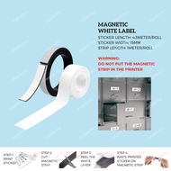 For P12 & P50 Sticker Label Refill Roll Tape Thermal Continuous Gap Marklife Color Transparent P50 L