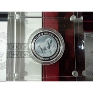 $1 Year of the Horse 1/2 oz. Silver 2014 Niue