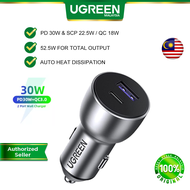 UGREEN Car Charger Dual USB Type C 36W PD 20W QC 3.0 2.0 Power Delivery Quick Charge Fast Charging Super Fast Charging Adapter Support 12V 24V Car Truck Lorry Universal Smartphone Tablet Compatibility Apple iPhone 15 Pro Max Samsung Huawei Oppo Vivo