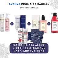 AVENYS 1 SET ROSE + CLEANSER + SHOWER GEL + GOMMAGE ( FREE 2 SAMPUL RAYA )