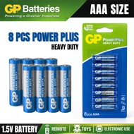 8PCS ORIGINAL GP POWERPLUS HEAVY DUTY AAA BAttery 1.5V