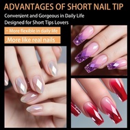 3d Diamond Shape Ballet False Nails Boxed Long Press On Nails For Nail Shaping Q4h1