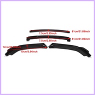 ∇ ℠ Honda CITY Matte Black Car Front Bumper Lip Double Chin Splitter Diffuser Body Kit