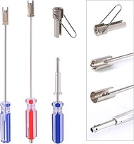 Glarks 4Pcs 11'' and 7'' Professional BNC and F Connector Extraction Tool F Connector Extractor Coax