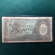 uang 50 rupiah pekerja 1964